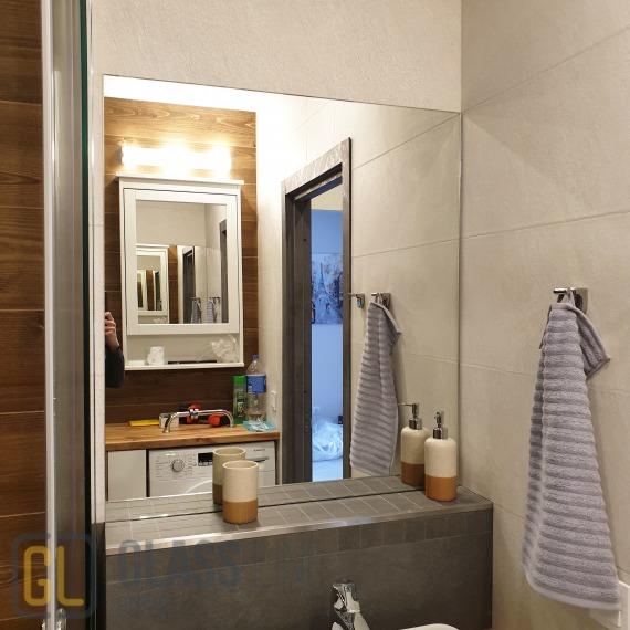Зеркало с полированной кромкой в ванной и комнате - ул. Парфеновская, д. 11, к. 1, стр. 1 фото